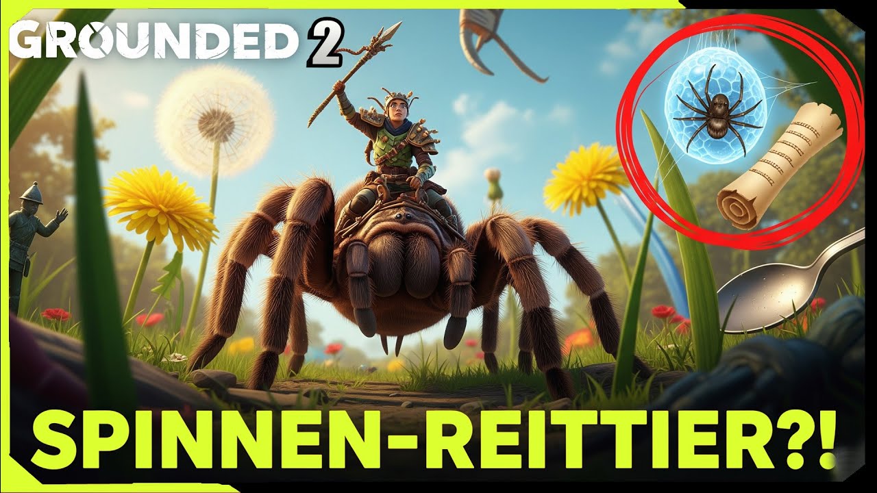 GROUNDED 2: DEIN 2. REITTIER IST EINE SPINNE! 🔥 Kompletter Guide zum Freischalten!