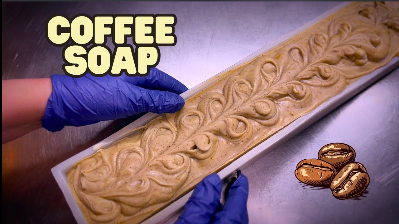 Silent Soap Making - Cold Process Coffee Soap