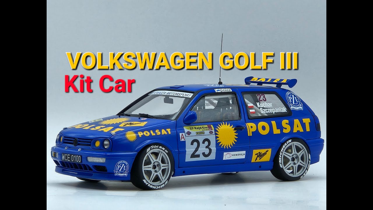 Volkswagen Golf III Kit Car, POLSAT Rally Team, Tomasz Kuchar & Maciej Szczepaniak, skala 1/24.