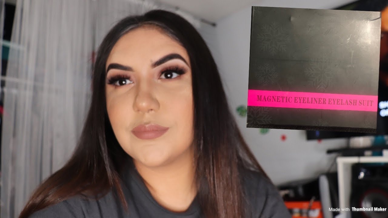 Trying out magnetic lashes for the first time!! |Yasmin Sol |