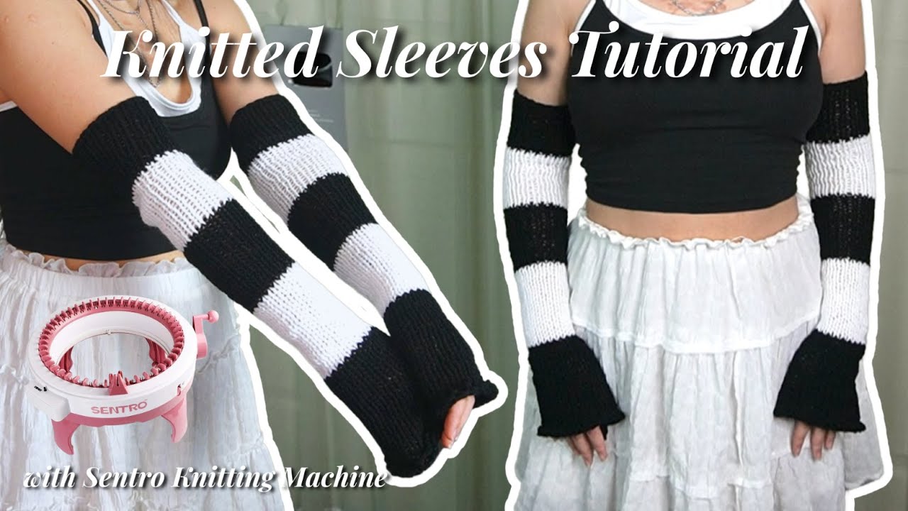 Knitted Sleeves with Sentro Knitting Machine