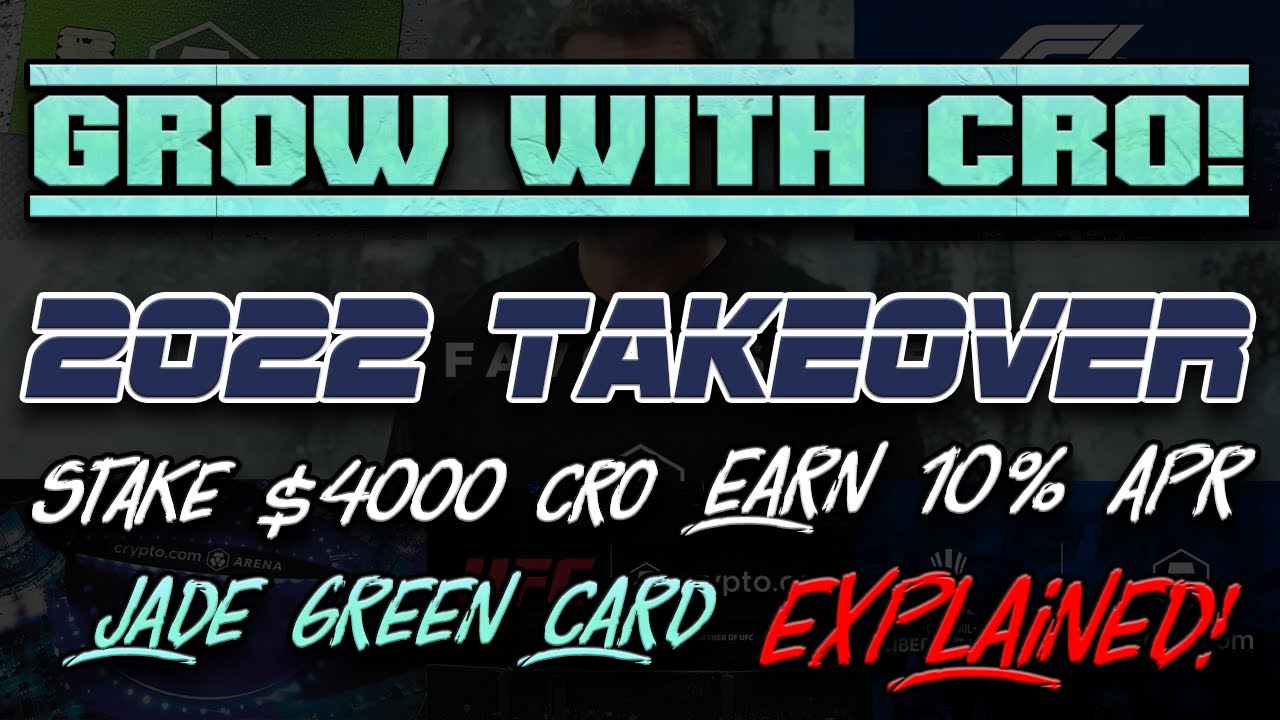 Crypto.com - THE JADE GREEN CARD! 2022 TAKEOVER!! [CRYPTO PODCAST] (CRO)