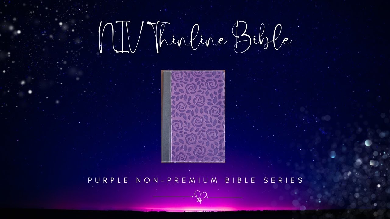 NIV Thinline Bible - Purple Non-Premium Bible Series