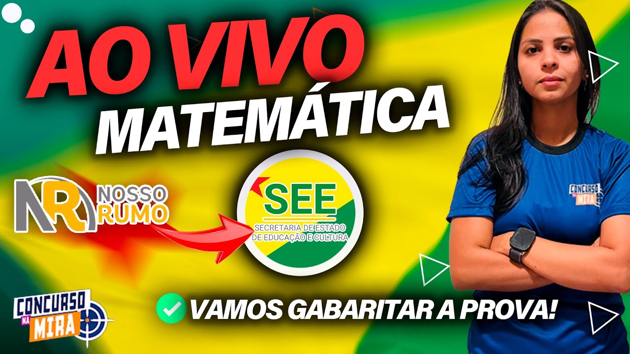 super revisão de véspera matemática para todos os cargos concurso educação do acre banca nosso rumo