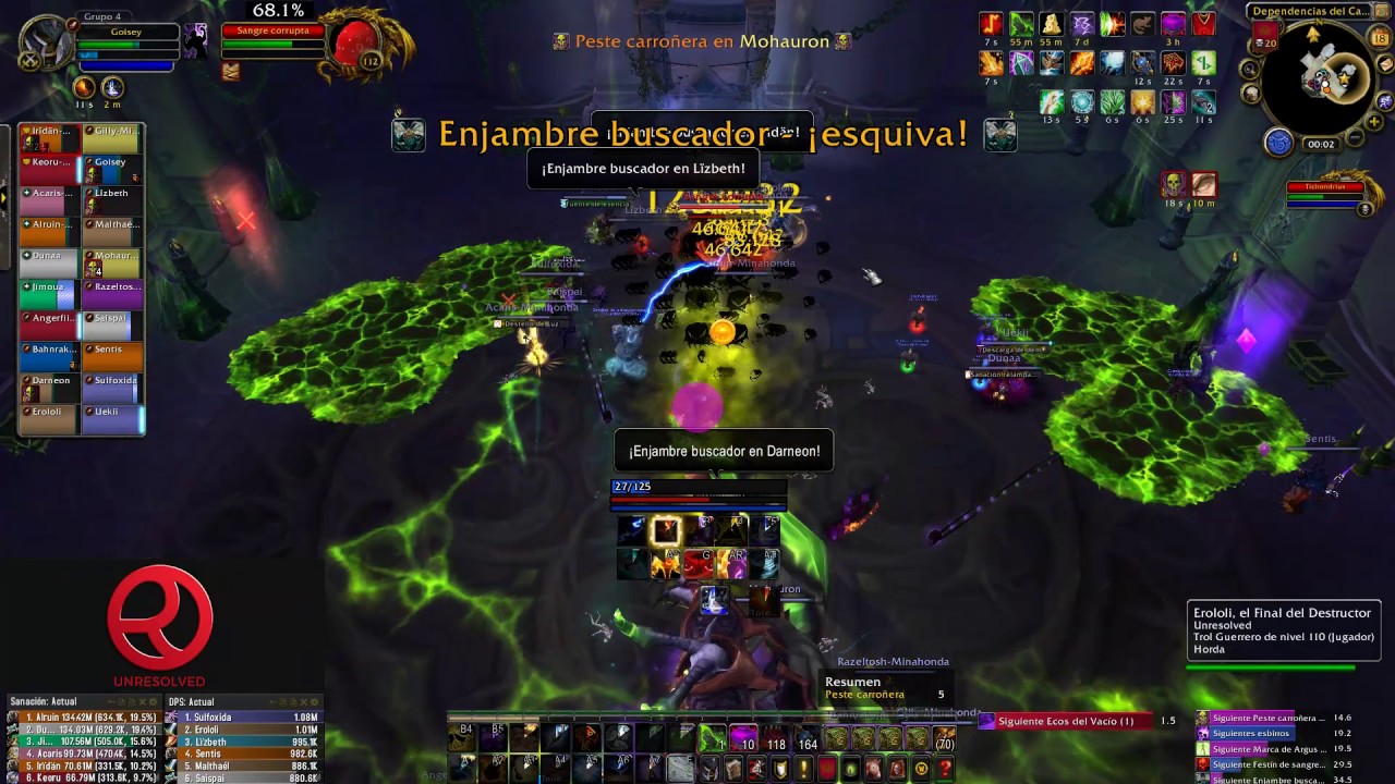 Unresolved vs Tichondrius Mítico