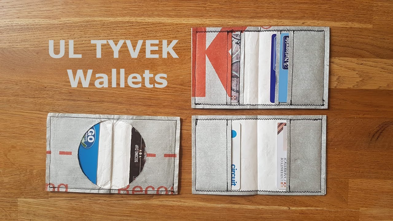 How to Make an Ultralight TYVEK Wallet