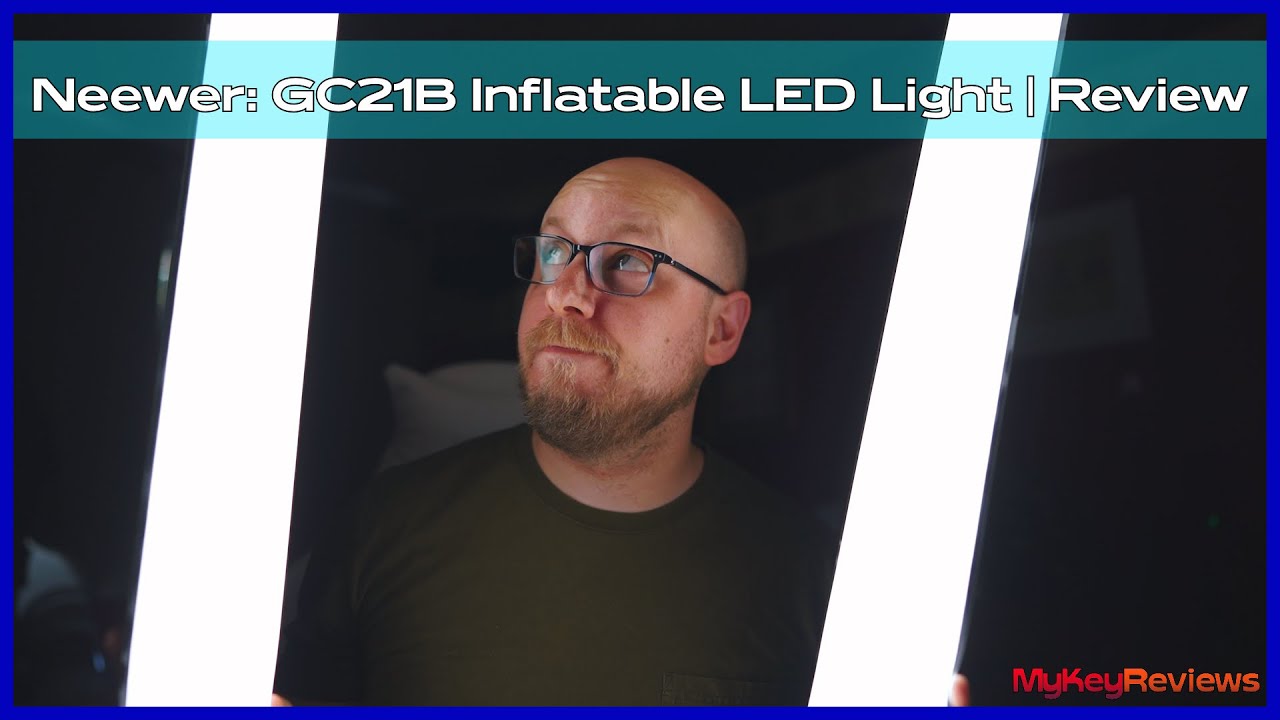 Neewer: GC21B Inflatable LED Light Sticks | Unboxing & Review | MyKeyReviews