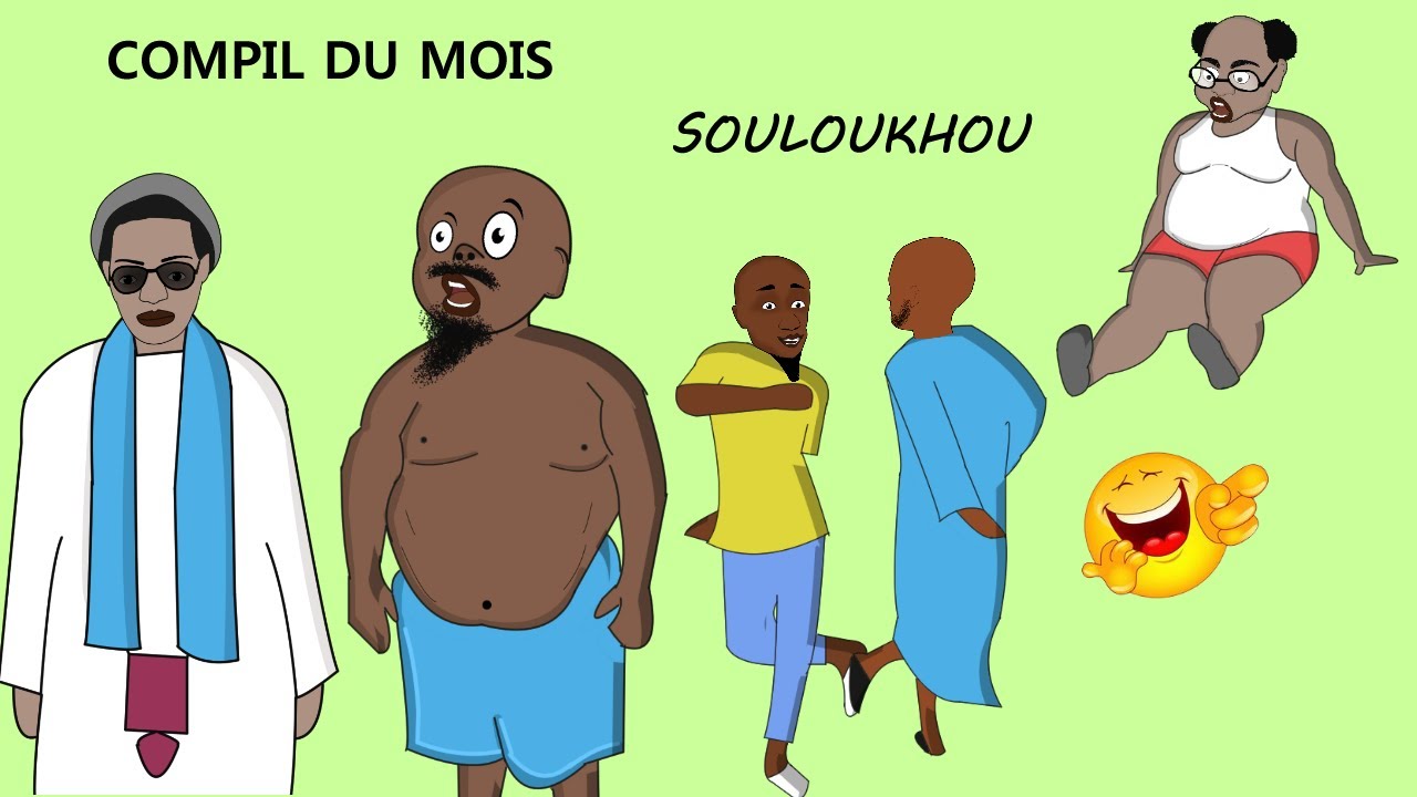Souloukhou,Compil du mois d'Aout(dessin animé en wolof)