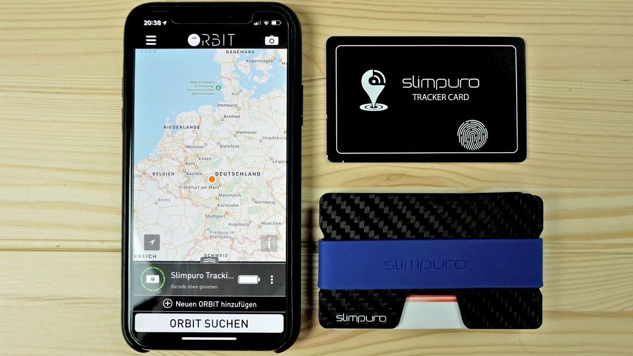 Nie wieder das Slim Wallet suchen! Bluetooth Tracker im Kreditkartenformat von Slimpuro!
