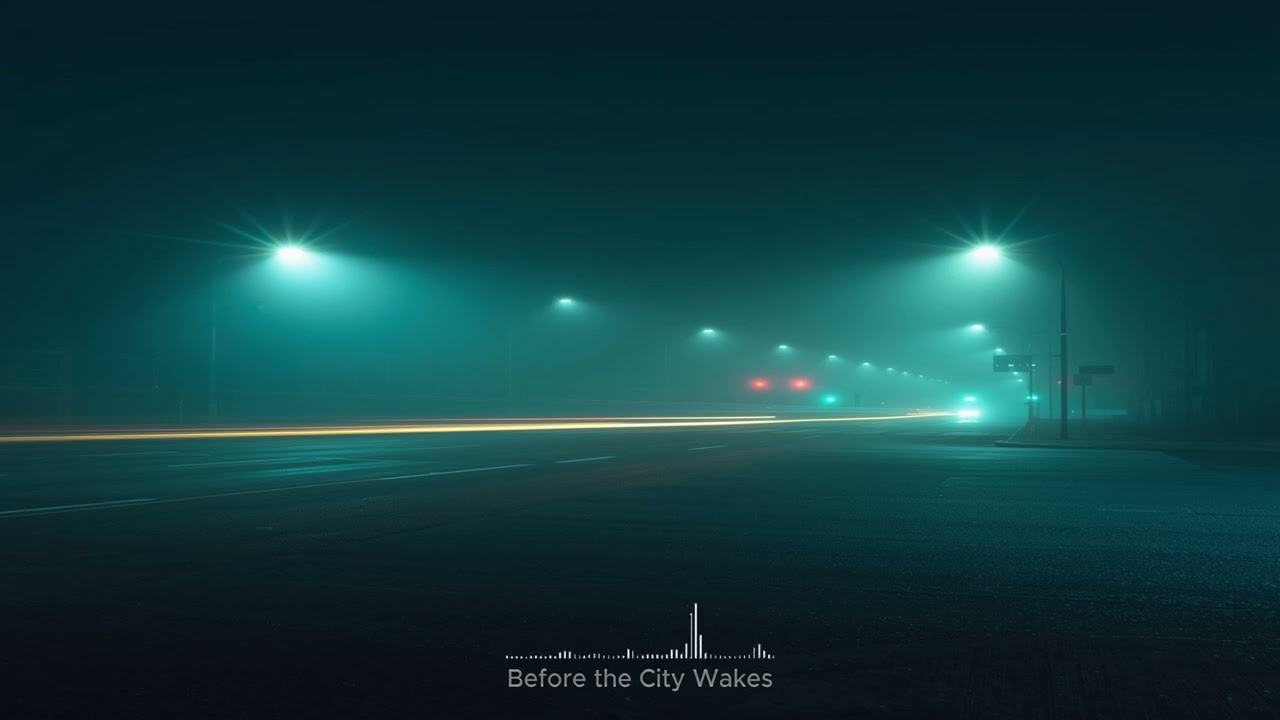 Empty Streets at Dawn | Ambient Piano Instrumental | Late Night Calm
