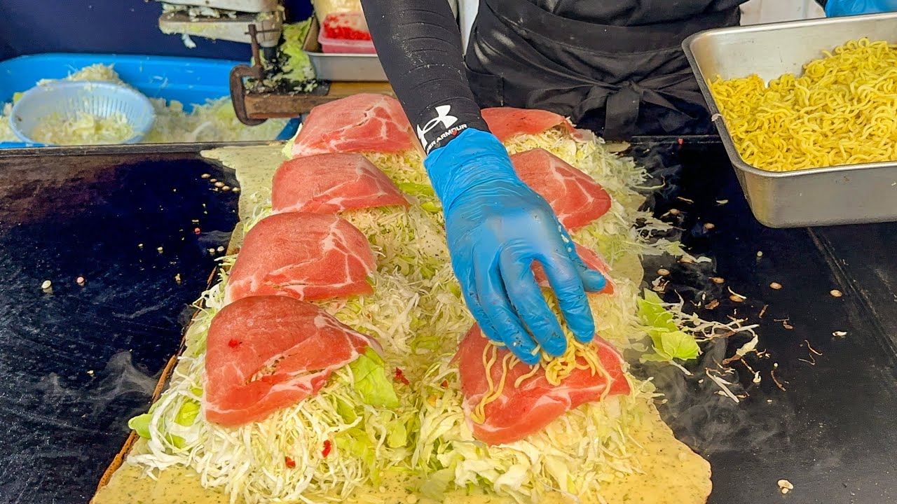 焼きたて広島風お好み焼き