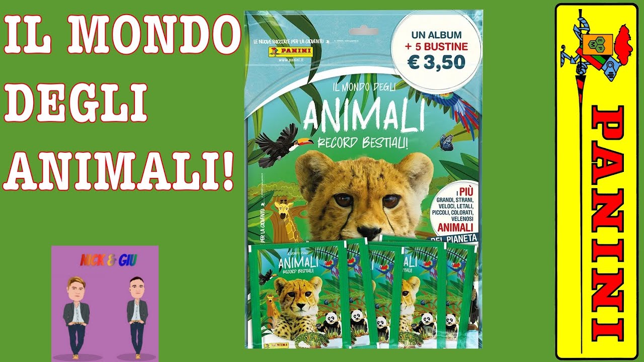 IL MONDO DEGLI ANIMALI - FIGURINE PANINI