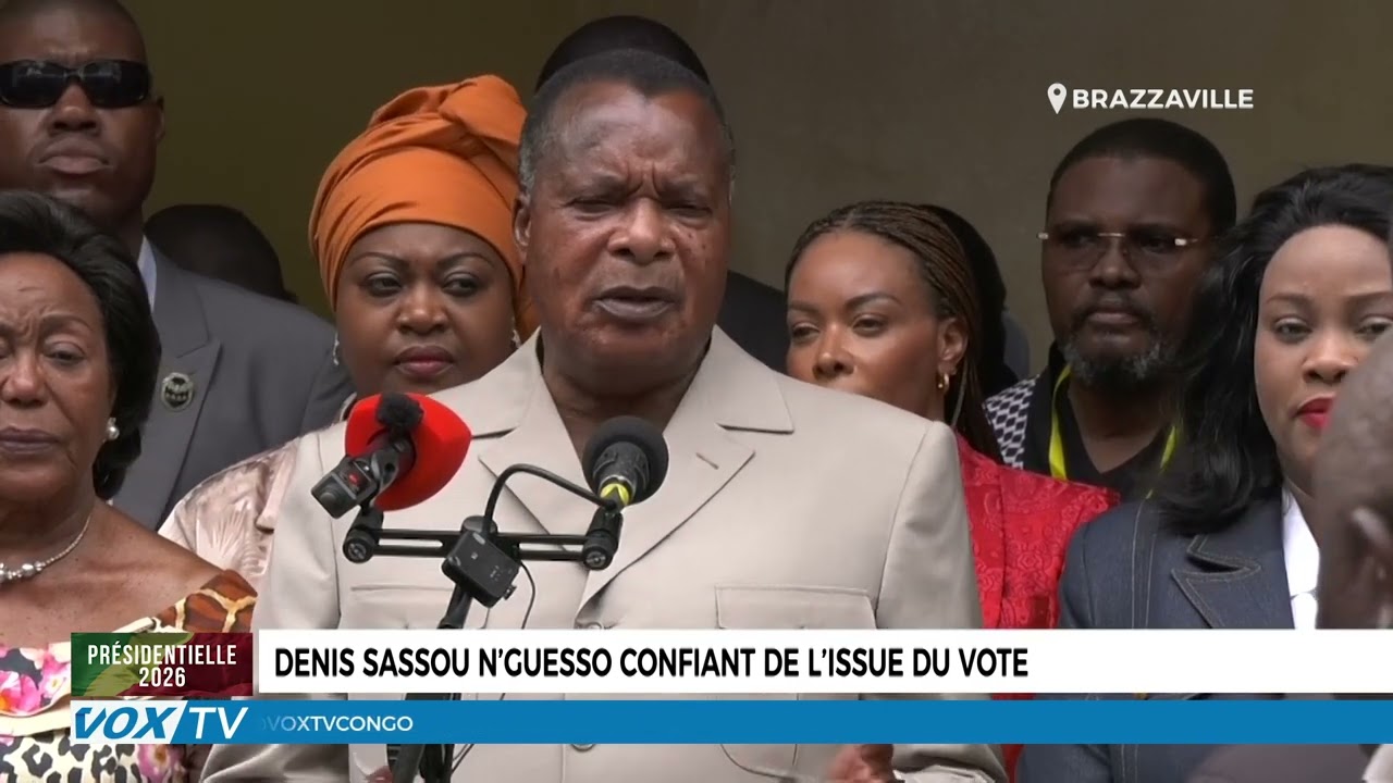 Denis Sassou N'Guesso confiant de l’issue du vote