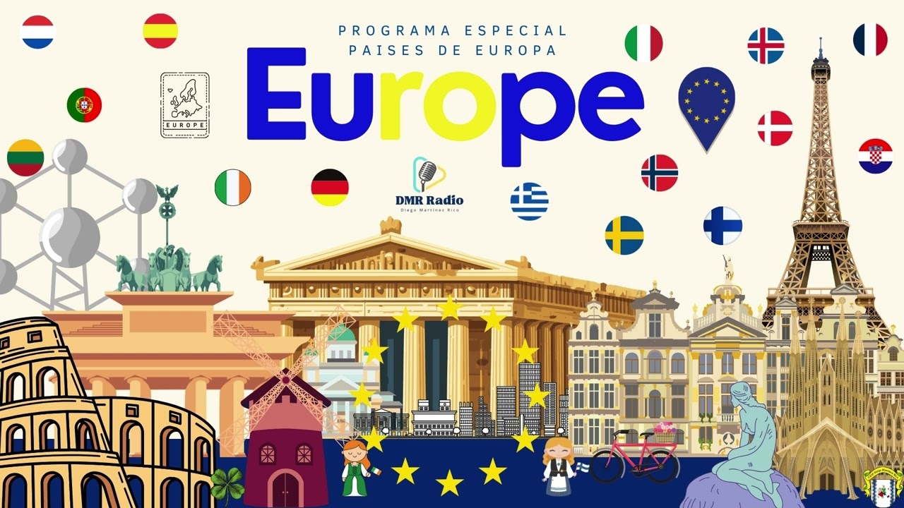 Día Internacional del Podcast. Programa sobre los países de Europa.