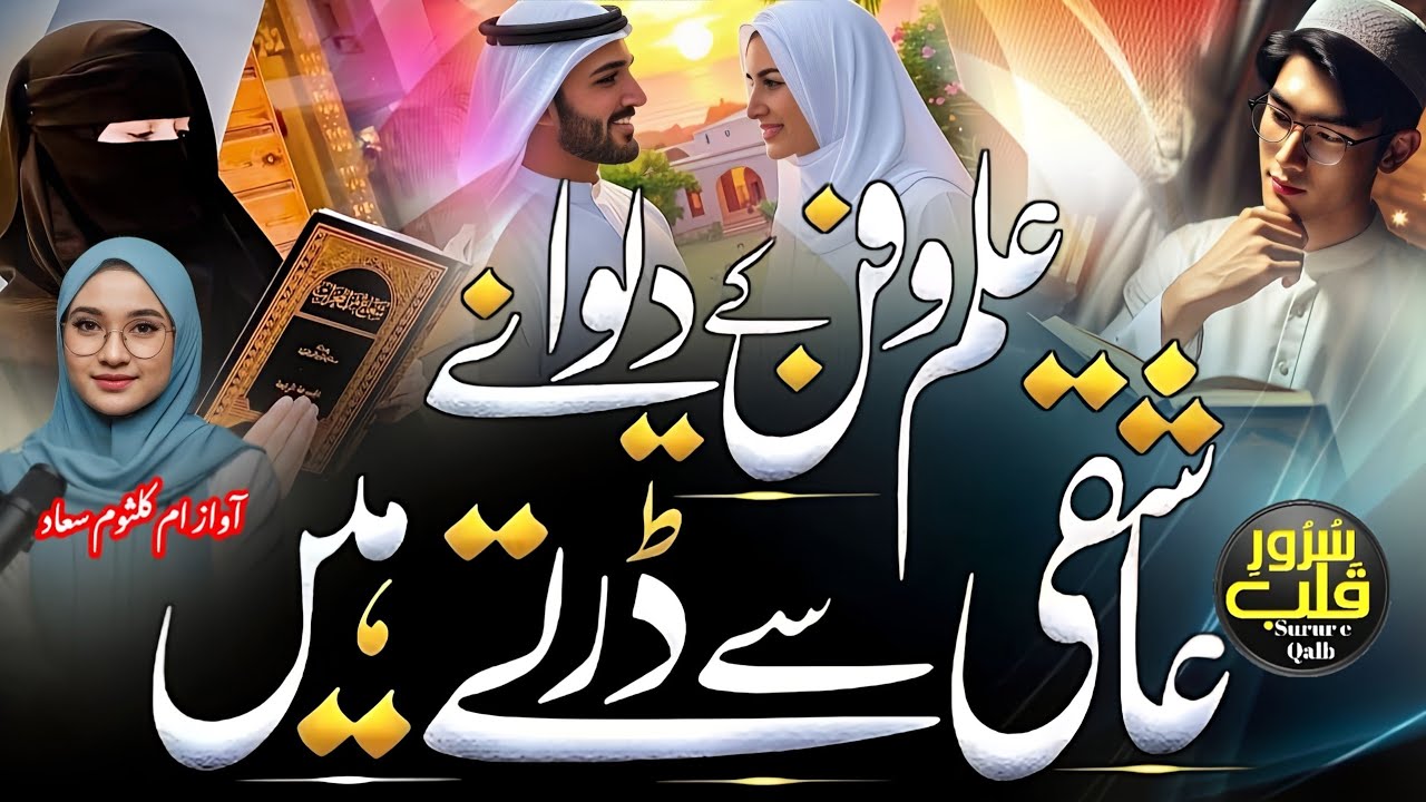 URDU GAZAL ILMO FUN KE DEEWANE AASHIQI SE DAR TE HAIN UME KULSOOM SAD 