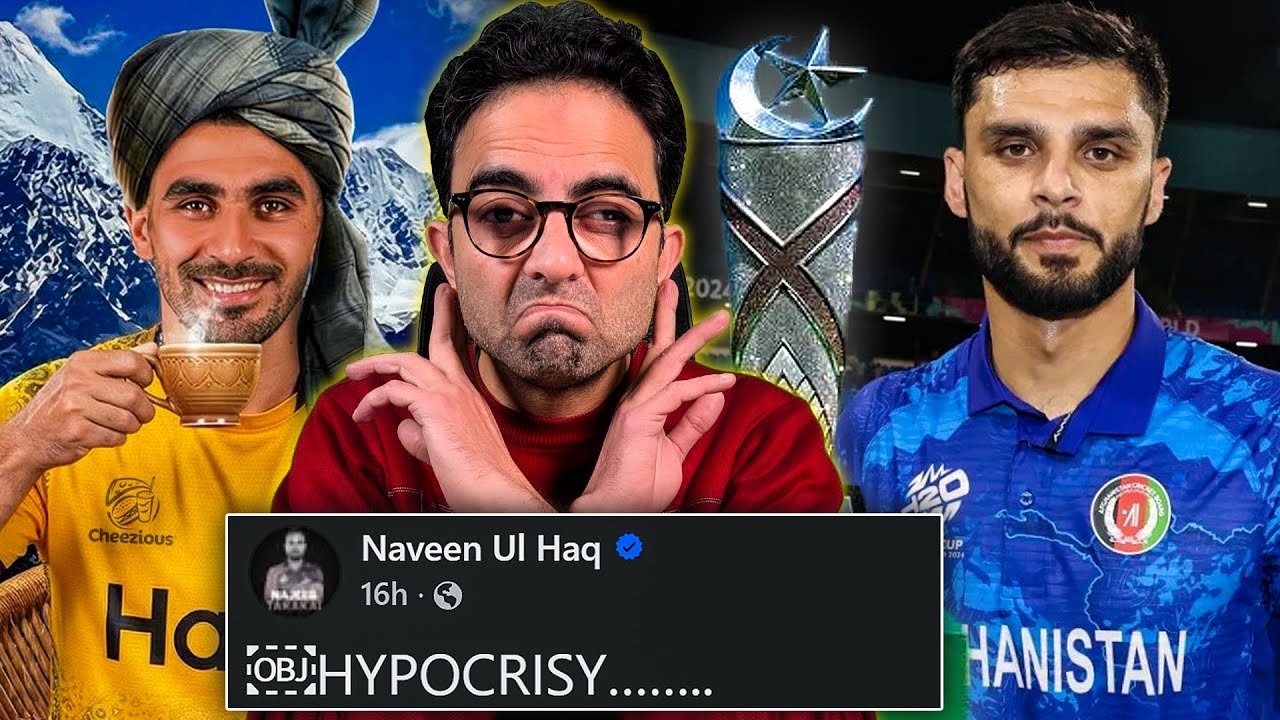 Naveen-ul-Haq reacts with ‘Hypocrisy’ after Afghan players register for PSL!