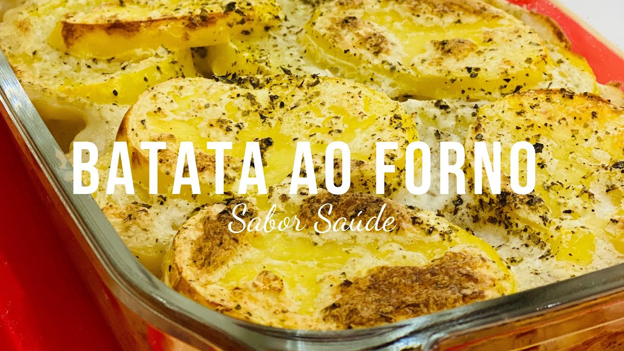 Batata ao Forno com Leite de Coco |  Sabor Saúde | Melissa Barcelos