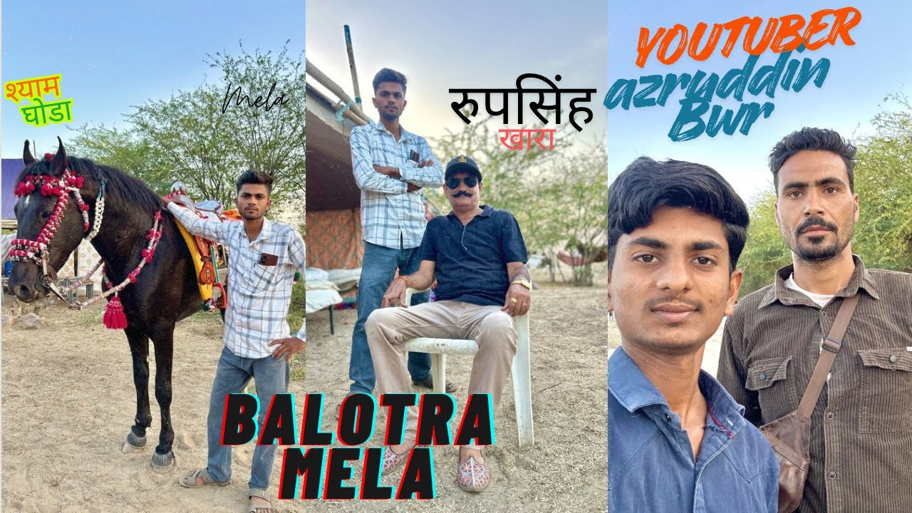mele me aaj roopsingh ji se ghodo ke bare me jankari or azruddin bhai mile🔥🐎 |gypsy farm sinli vlog 