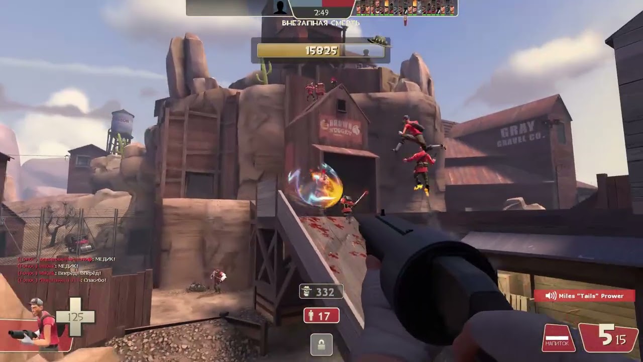 Tails playing vsh in tf2