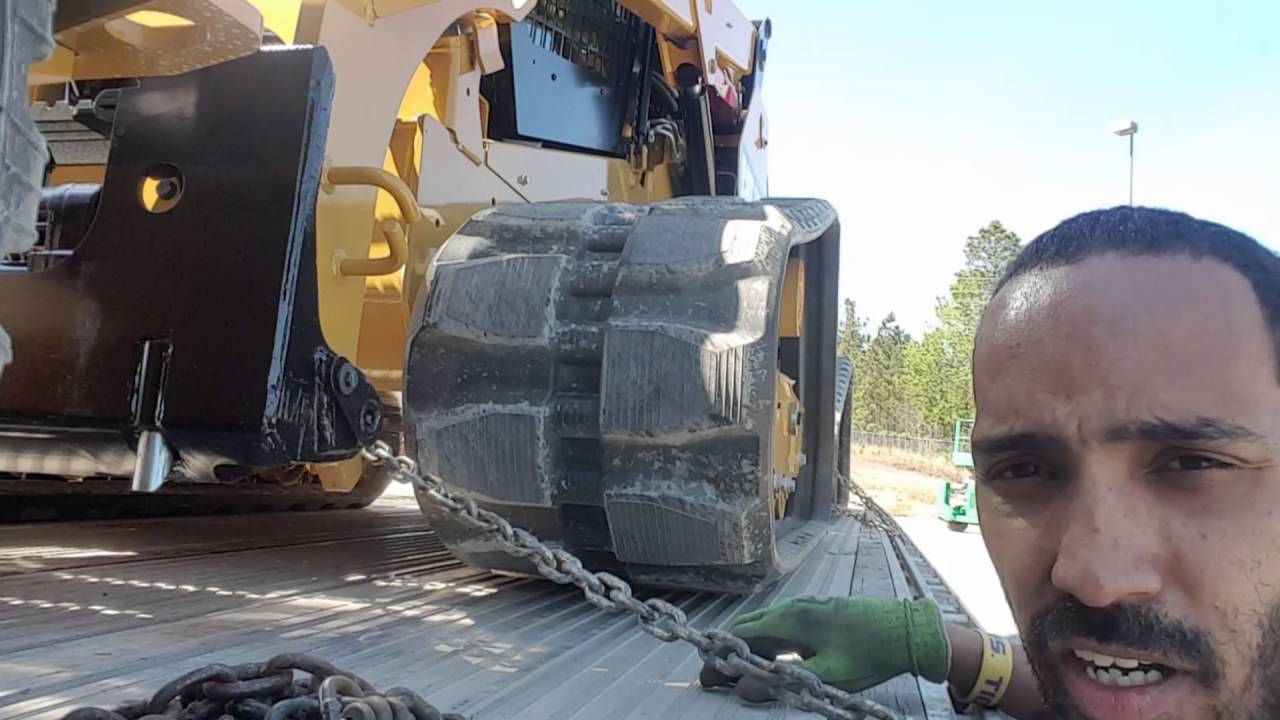 Trucking | How to Secure CAT mini Tractors | LoShawn Parks
