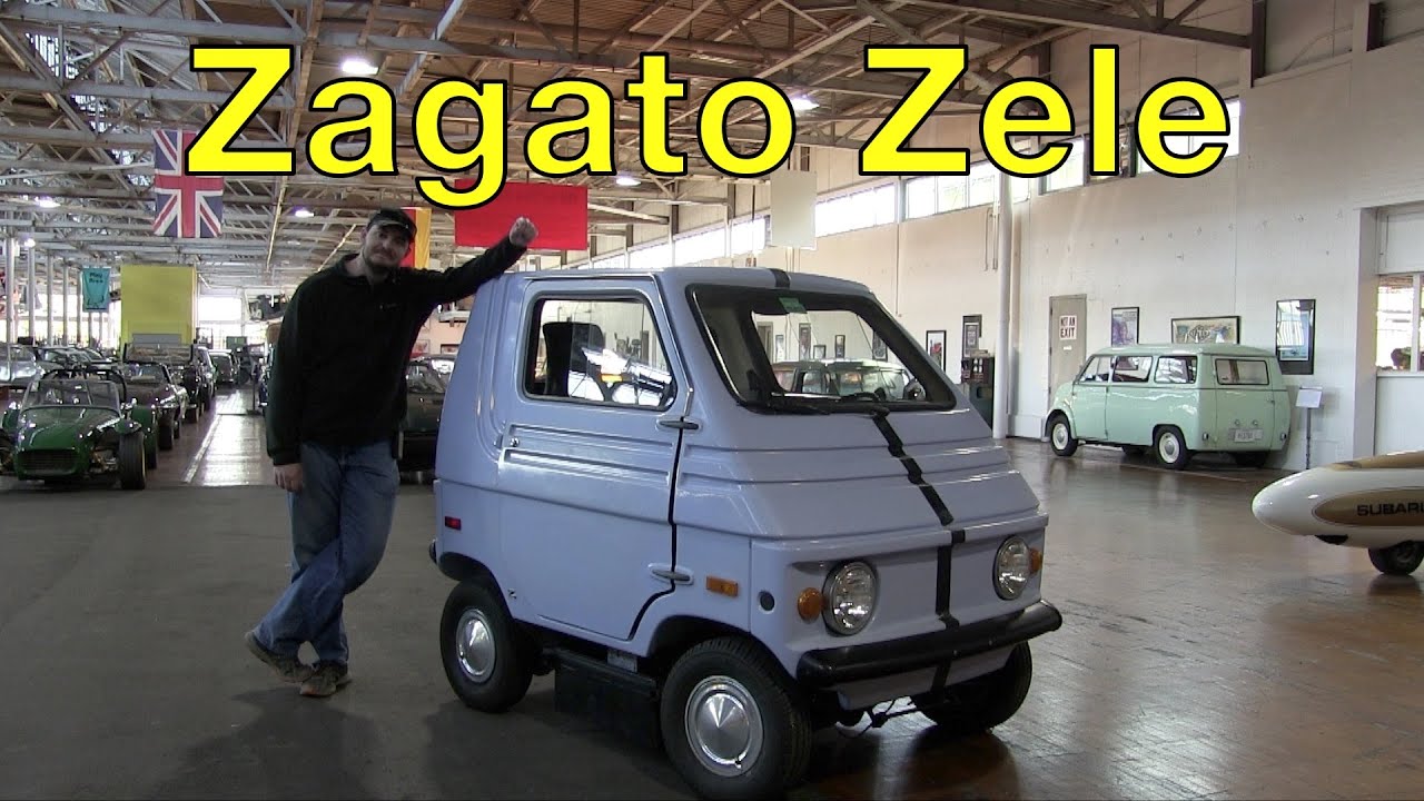The Elcar is a Tiny Electric Car Box Thing Made By Zagato