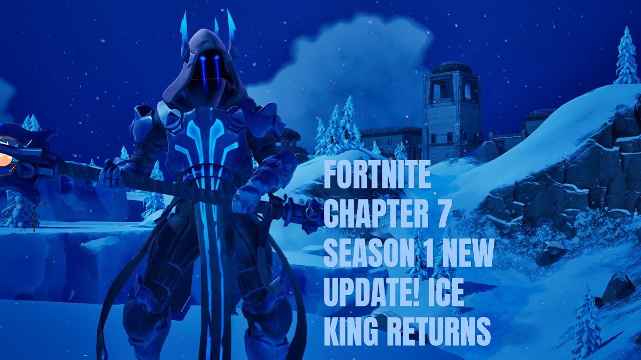 LIVE! NEW FORTNITE CHAPTER 7 SEASON 1 UPDATE! ICE KING RETURNS TO THE ISLAND! (FIRST LOOK)