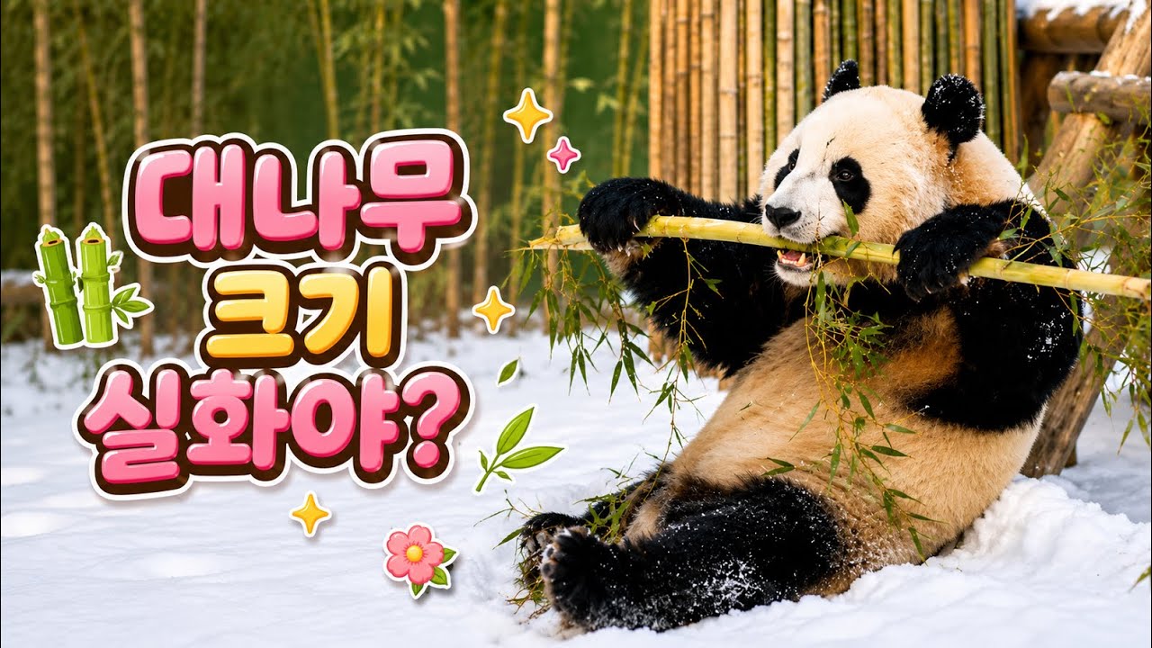 [4K] 러바오가 장대나무를 통째로 서리한 날🐼 (26.2.2)
