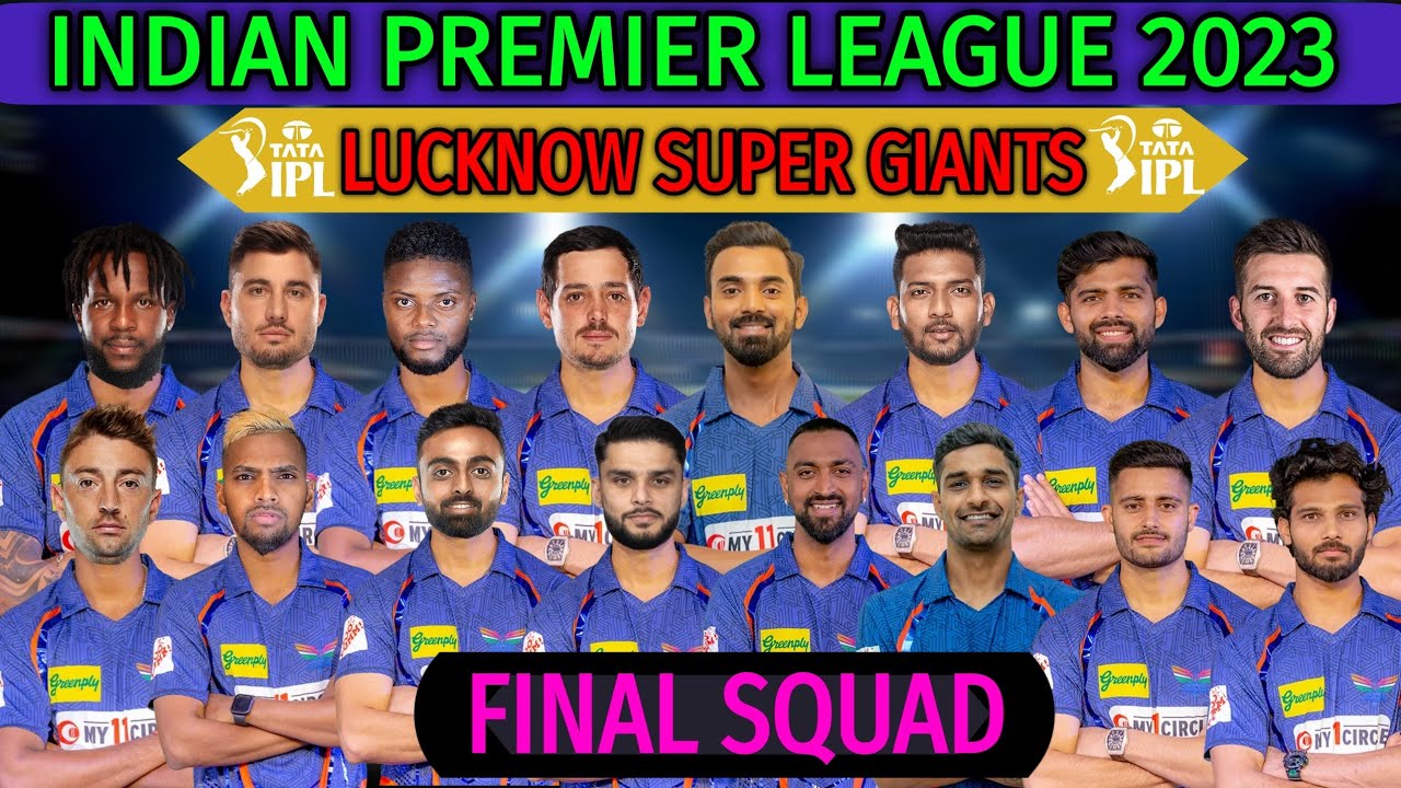 IPL 2023 | Lucknow Super Giants New Squad | LSG Team Squad 2023 | LSG Team 2023 | Lucknow Squad 2023