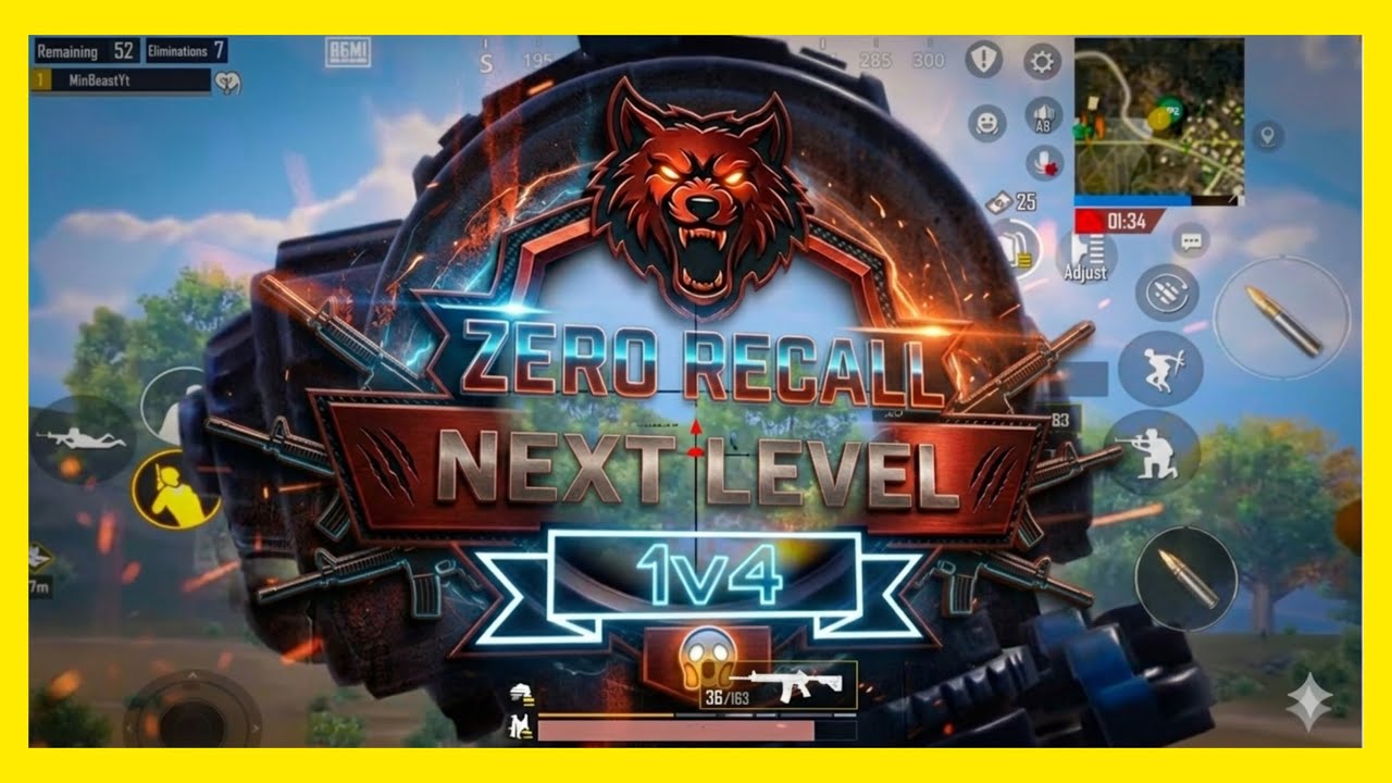 OMG 😨 M416 NEXT LEVEL ZERO RECOIL! 🎯 iPad Mini 5 (1v4 Clutch)