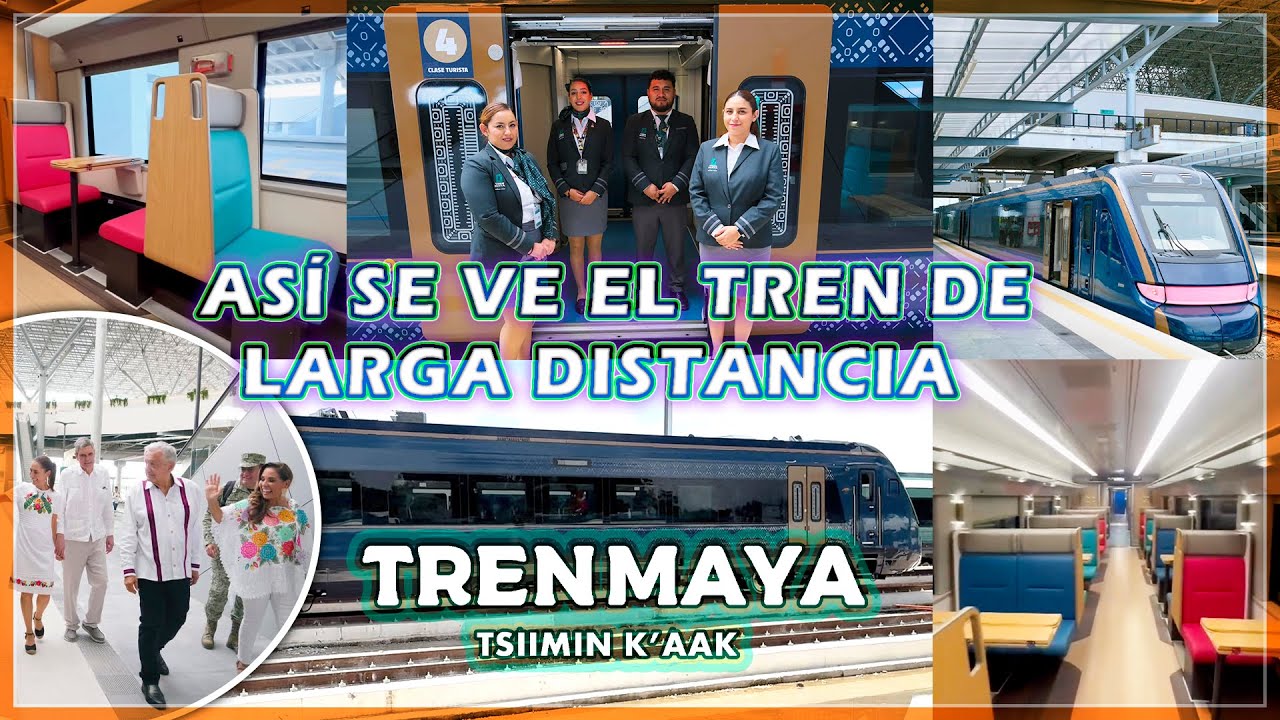 Estrenan el primer tren de lujo, P'atal del Tren Maya, primer recorrido de prueba de Cancún a Mérida