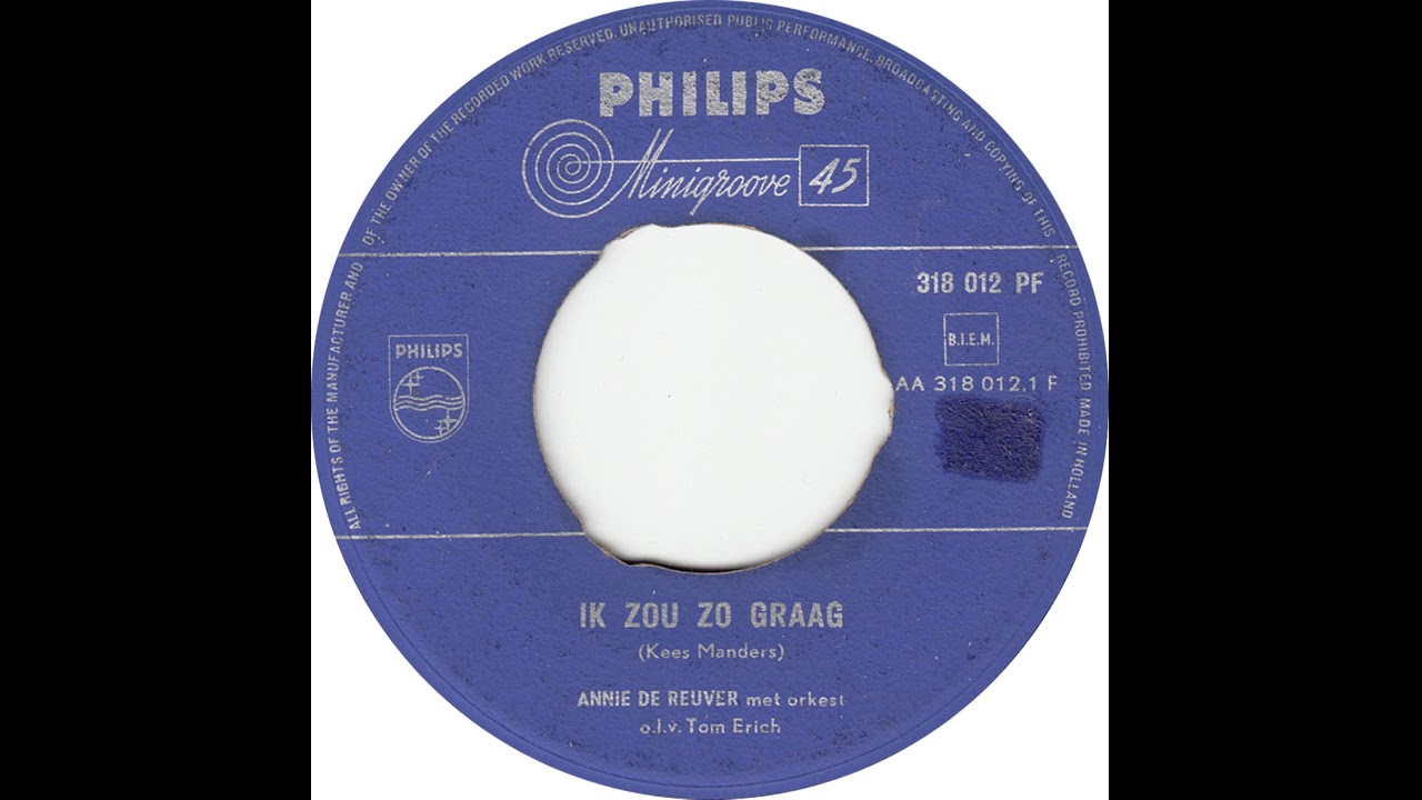 Annie De Reuver - Ik Zou Zo Graag(1957)