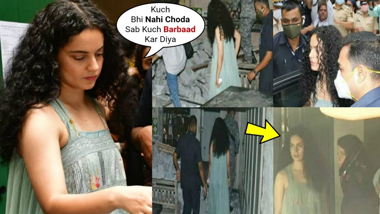 Kangana Ranaut SAD After Seeing Her Office DEMOLISHED By BMC Yesterday Will Break Your Heart!