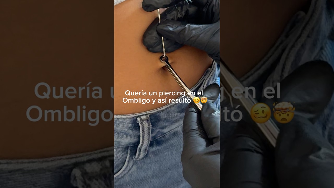 Me fui hacer un piercing y mira como me quedo😱 #piercing #parati #moda #tendencias #fyp #belleza