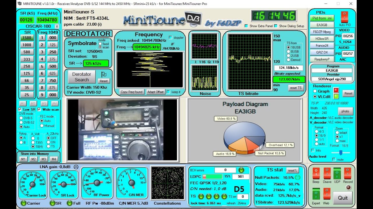 DATV QO-100 with HackRF