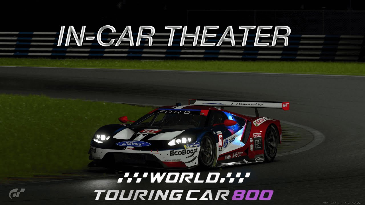 In-Car Theater: World Touring Car 800 (Ford GT Race Car At Daytona)