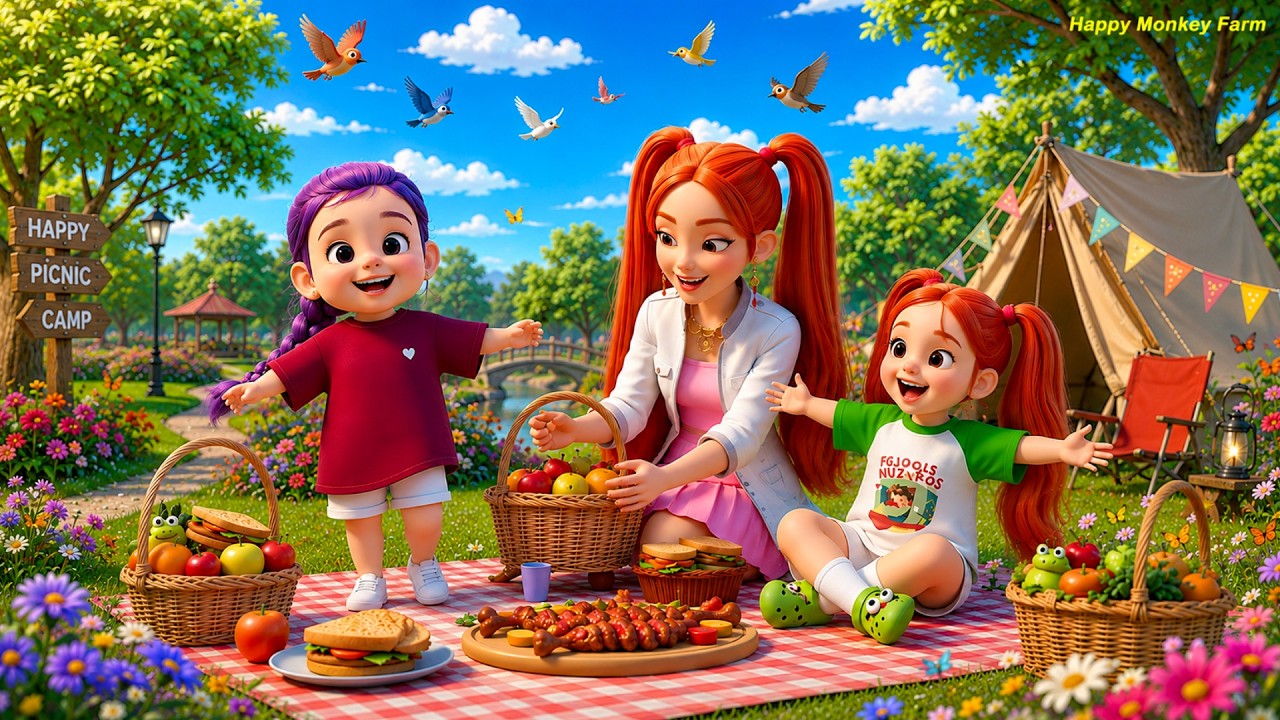 🏕️✨ Myra, Rumy & Mom Pack Up for a Happy Camping Adventure Full of Fun and Family Moments! 🌲💖