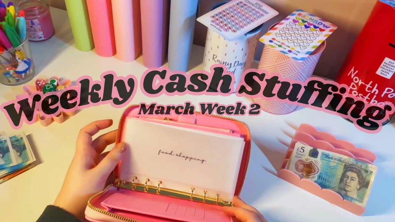 Weekly Cash Stuffing - March Week 2 - UK Cash Stuffer ❤️