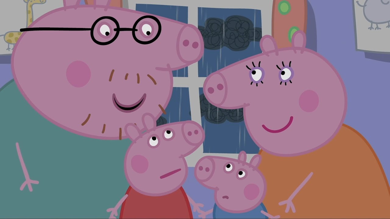 Prasátko Peppa | Bouřka | Karikatury Pro Děti
