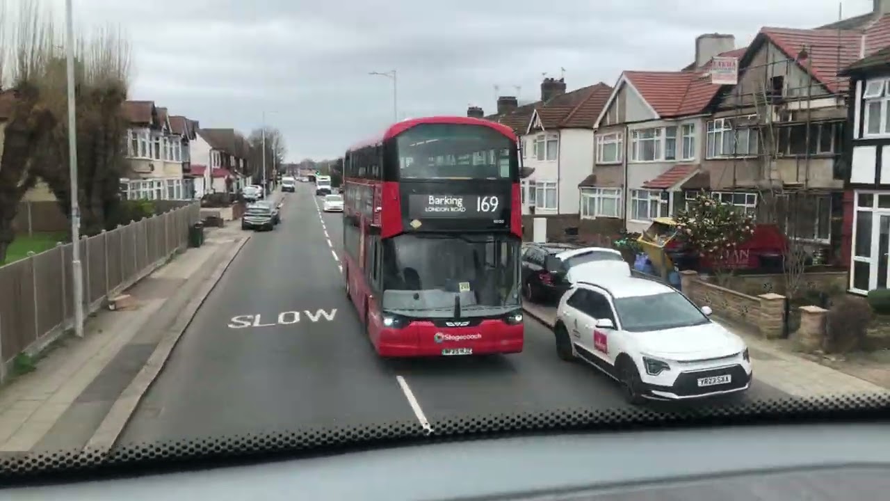 London Buses Route 169 82128 Stagecoach to Fullwell Cross in Ilford (Part 3) Finale 