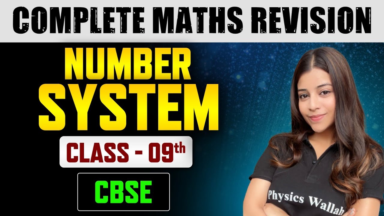 NUMBER SYSTEM in 55 Minutes | Complete Chapter Revision | Maths | Class 9