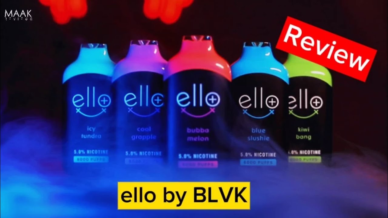 Unveiling the Future of Vaping: Ello Disposable Vapes by BLVK | 6K Puffs Rechargeable | Maak Reviews