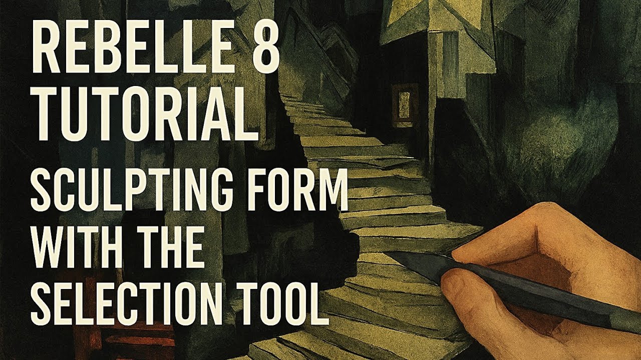 Rebelle 8 Tutorial: Sculpting Form with the Selection Tool