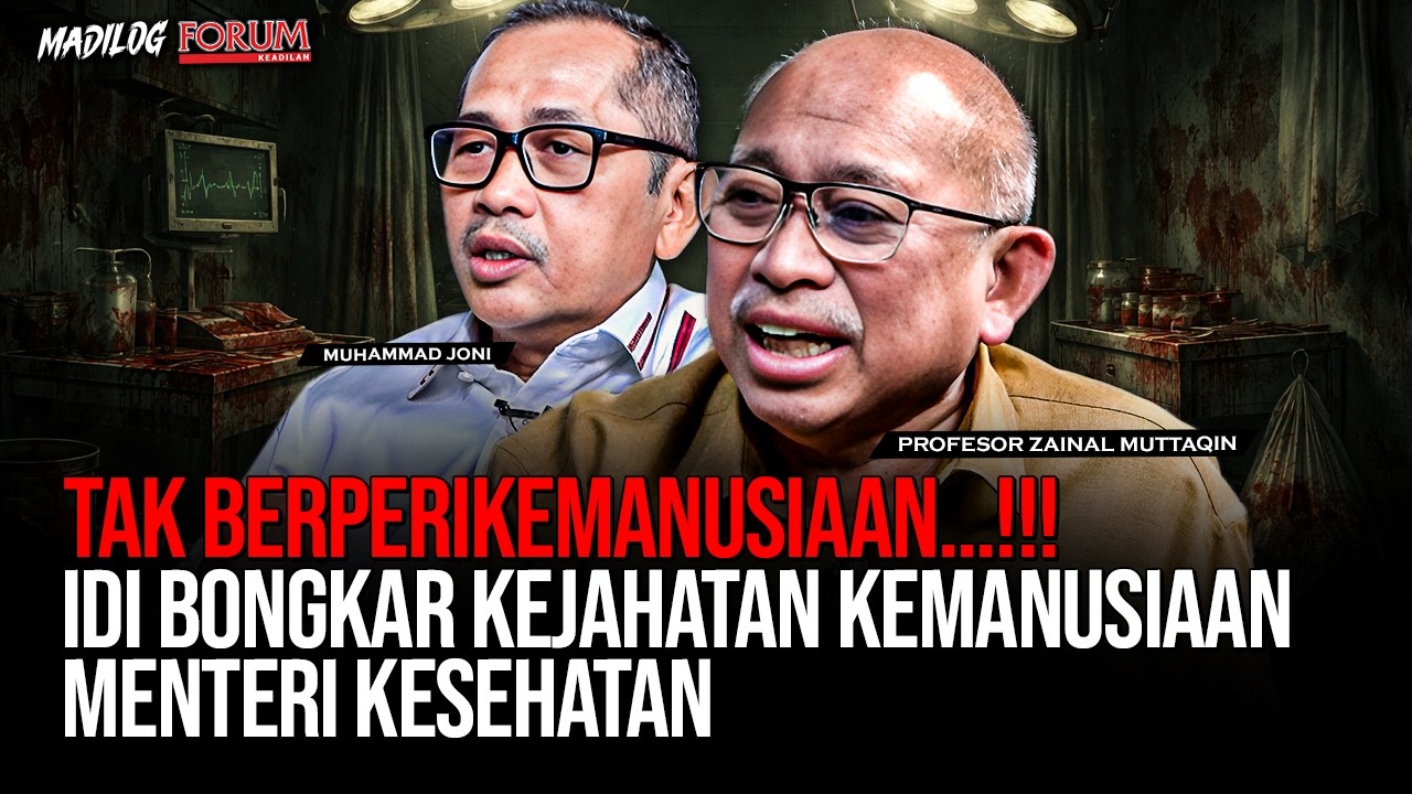 PROFESOR ZAINAL MUTTAQIN: MENTERI KESEHATAN KANGKANGI PRESIDEN PRABOWO