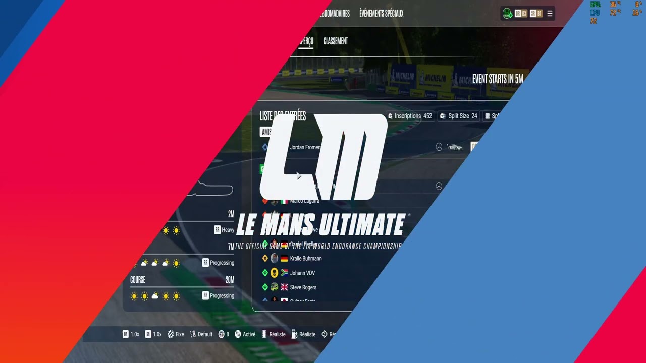 Le Mans Ultimate avec MPTV_SKEYLIREX Rediffusion Twitch du 05/03/2026