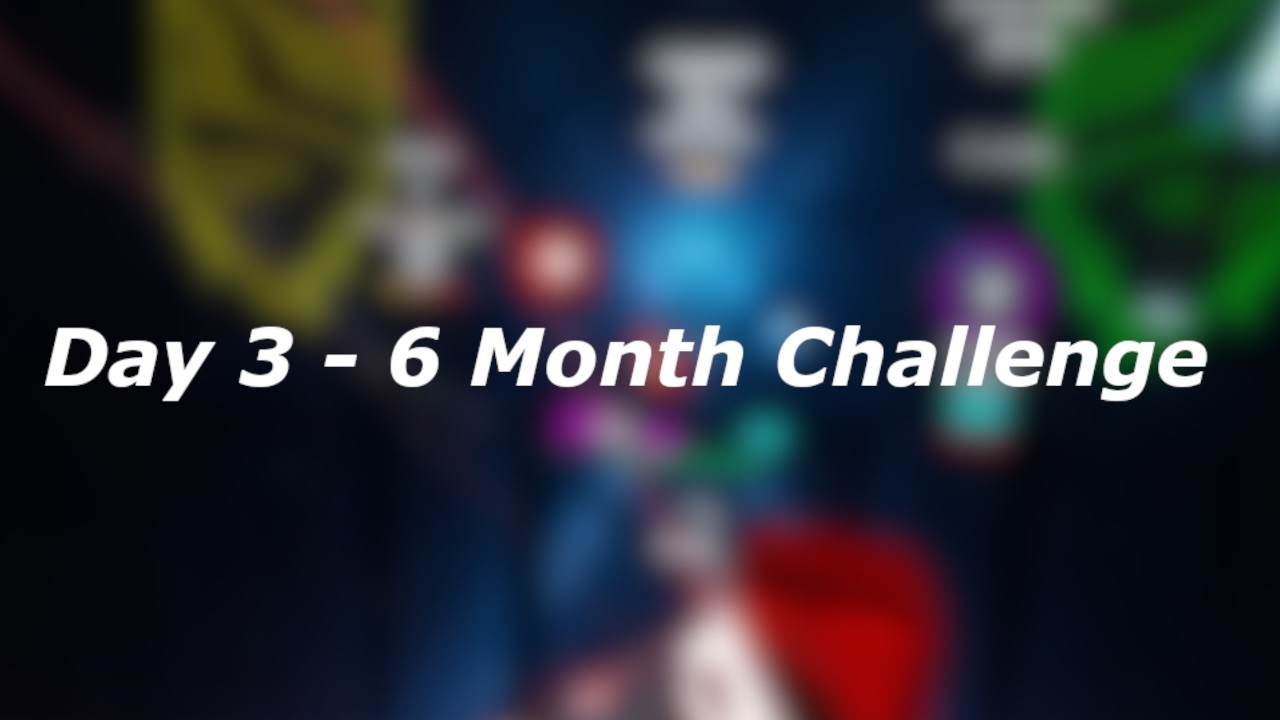 Day 3 - TOP 1K in 6 MONTHS Challenge