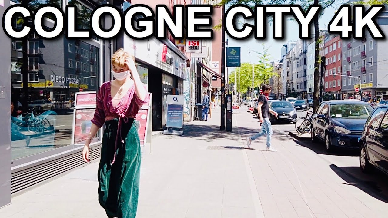 [4K] Cologne Germany Walking Tour - Belgian Quarter and Surroundings