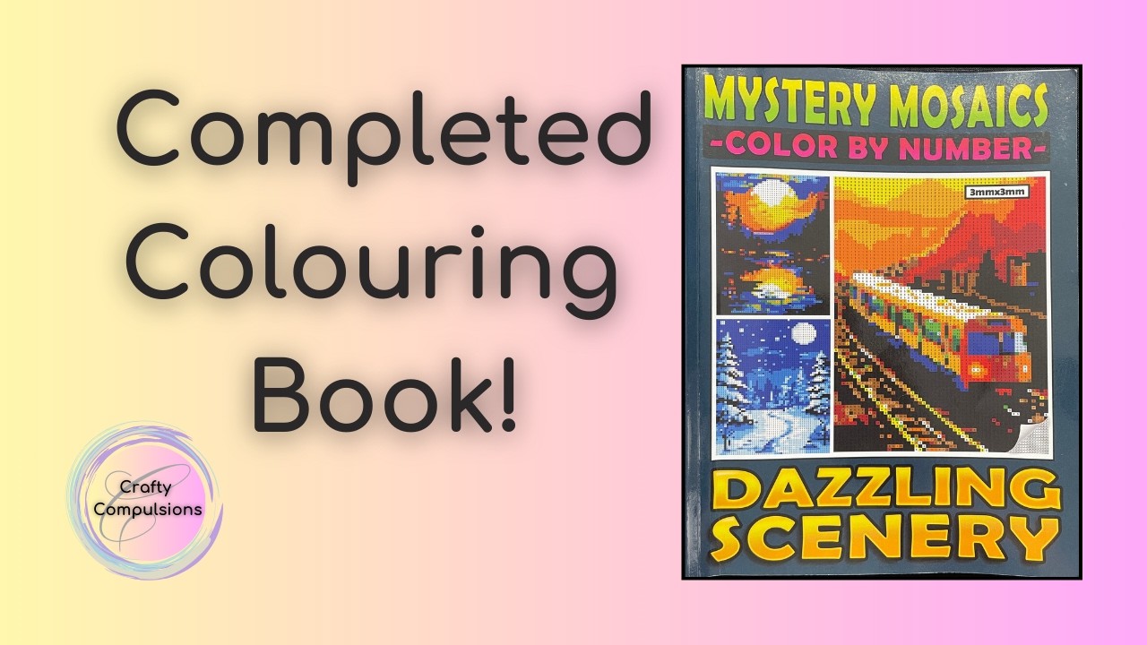 Completed Colouring Book: Mystery Mosaics Dazzling Scenery by Maximus Prime