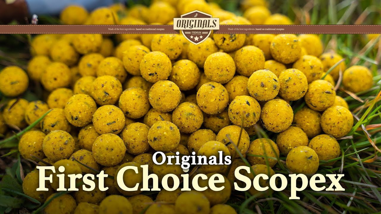 De First Choice Scopex Range | Originals Boilies