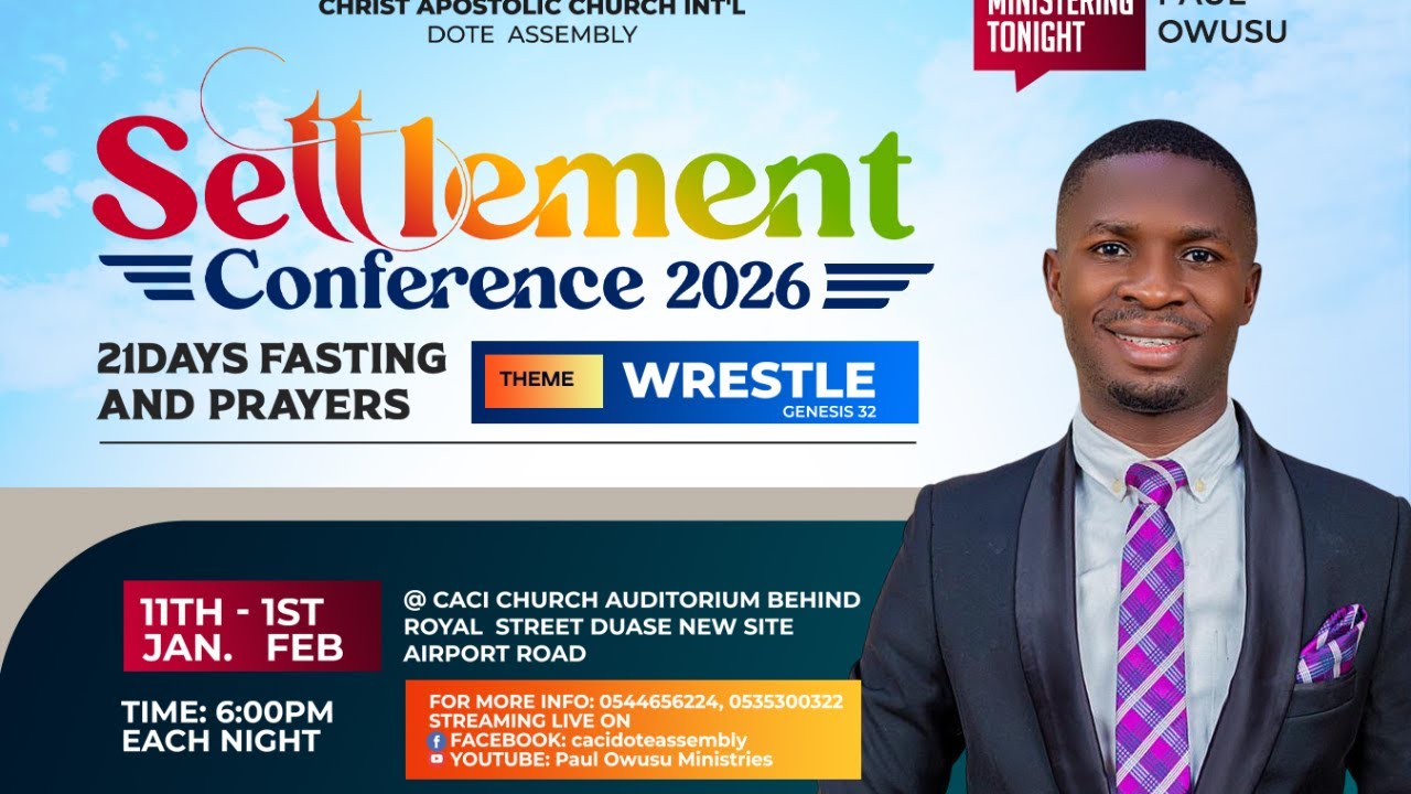 Wrestling//Second service//Paul owusu
