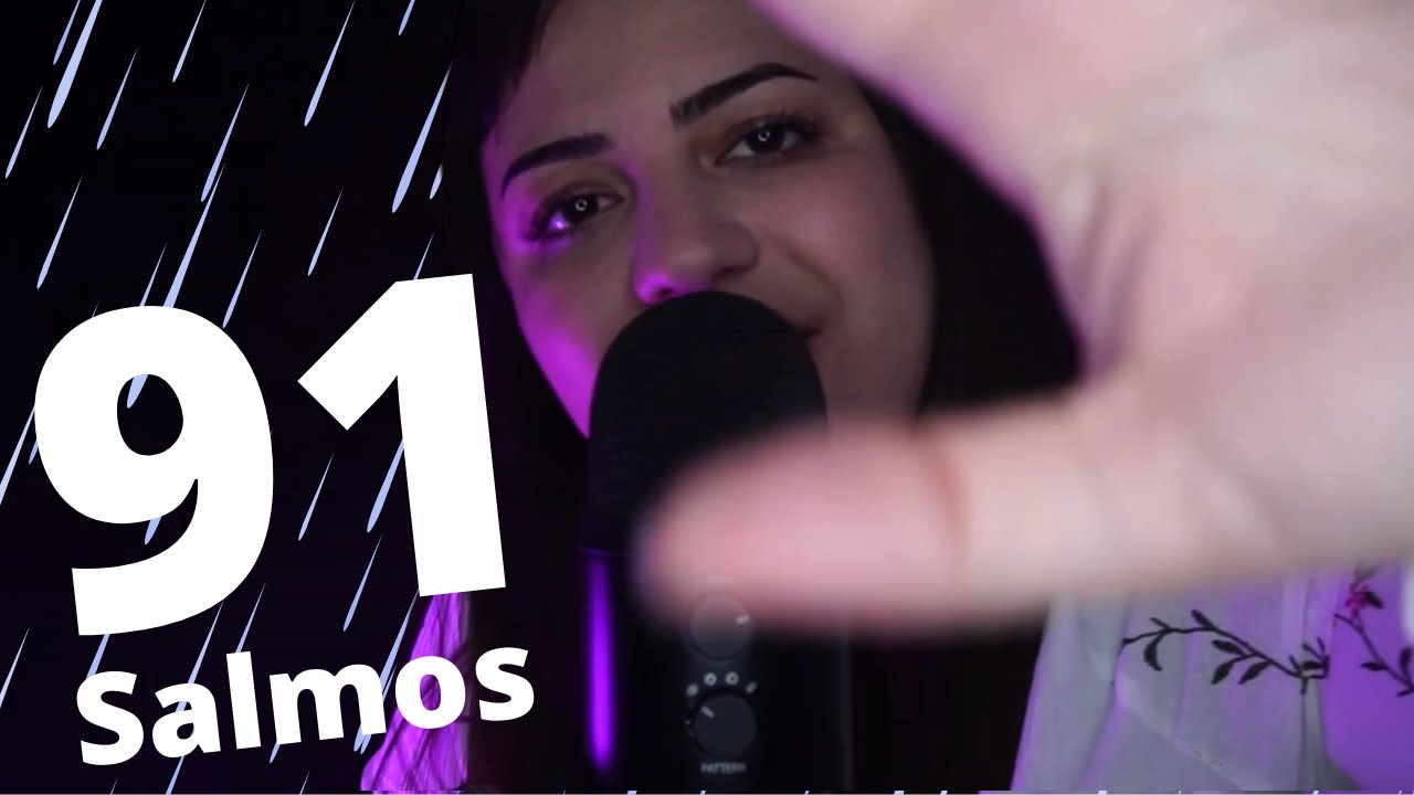 Salmos 91 com som de chuva para dormir protegido | Terapia cristã